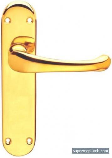 Hilton Lever Latch Polished Brass